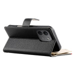 For Xiaomi Redmi Note 17 Pro Max 5G Leather Case Zipper Wallet Color Splicing Flip Phone Cover with Straps