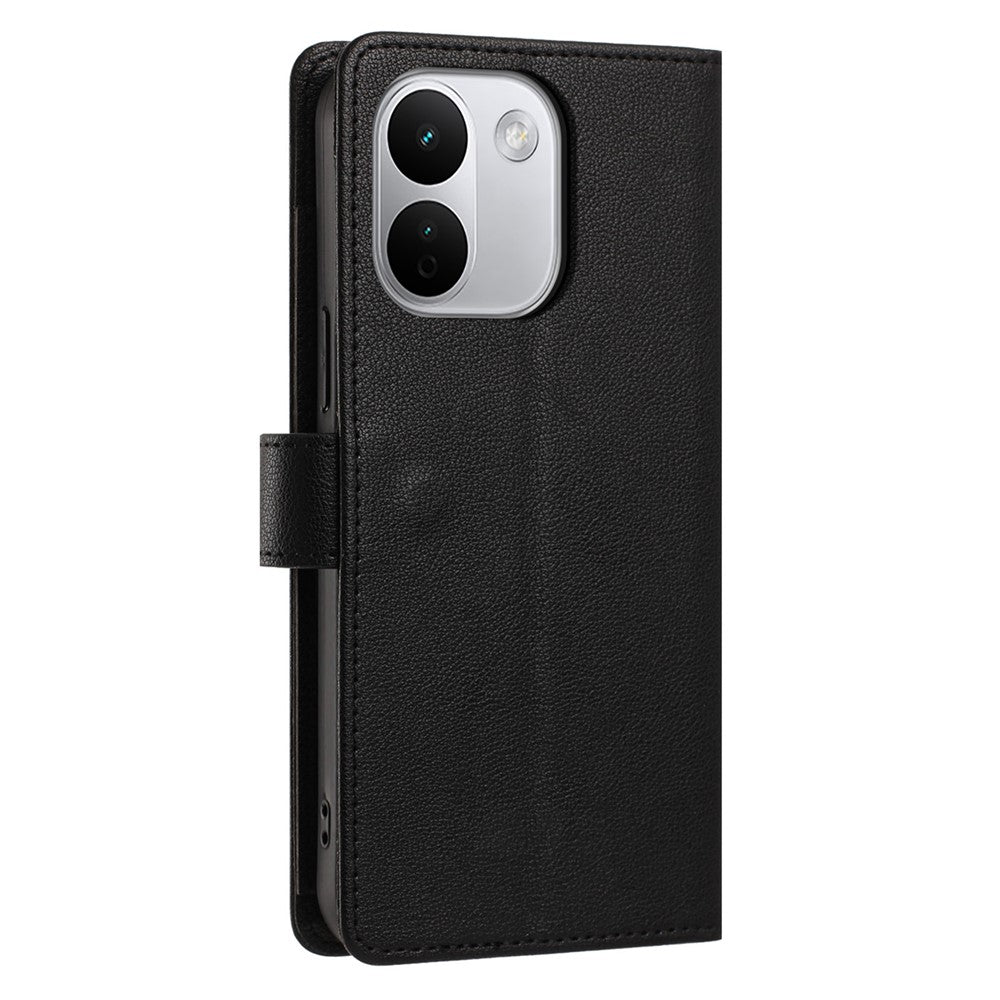For Xiaomi Redmi Note 17 Pro+ 5G Case PU Leather Butterfly Floral Zippered Wallet Phone Cover with Wrist Strap / houlder Strap
