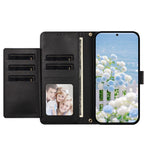 For Xiaomi Redmi Note 17 Pro+ 5G Case PU Leather Butterfly Floral Zippered Wallet Phone Cover with Wrist Strap / houlder Strap