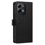 For Xiaomi Redmi 17 4G / 17 5G Case PU Leather Butterfly Floral Zippered Wallet Phone Cover with Wrist Strap / Shoulder Strap