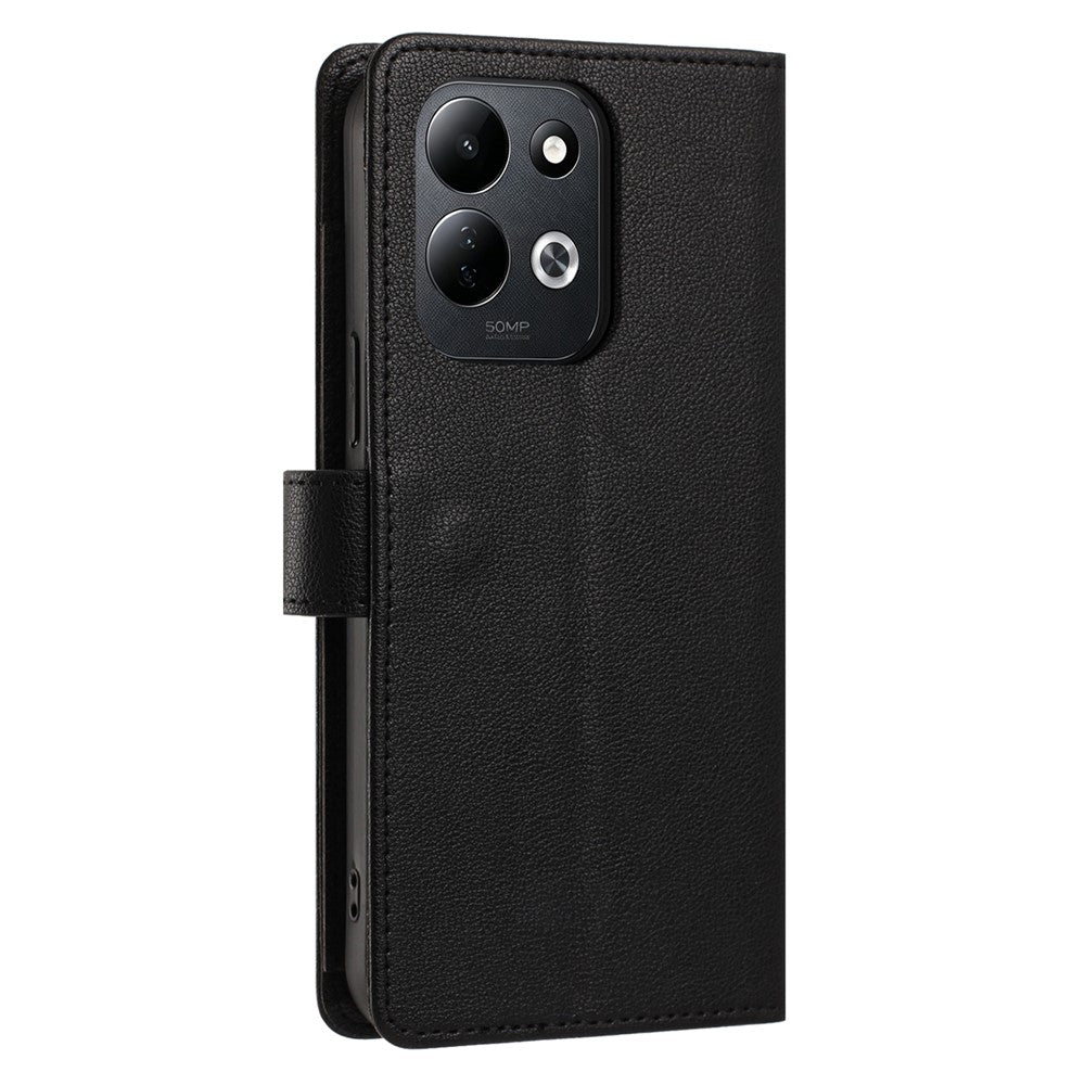 For Xiaomi Redmi 17 4G / 17 5G Case PU Leather Butterfly Floral Zippered Wallet Phone Cover with Wrist Strap / Shoulder Strap