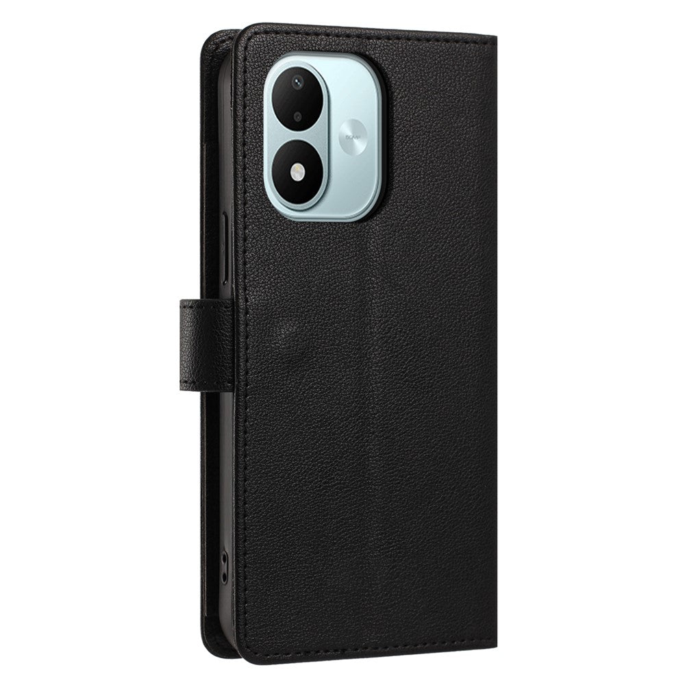 Xiaomi Redmi Note 17 4G (Global) / Note 17 5G (Global) / Note 17 (Indien / Kina) 5G-etui i PU-læder med sommerfuglemønster, blomstret lynlås, pung og håndledsrem / skulderrem