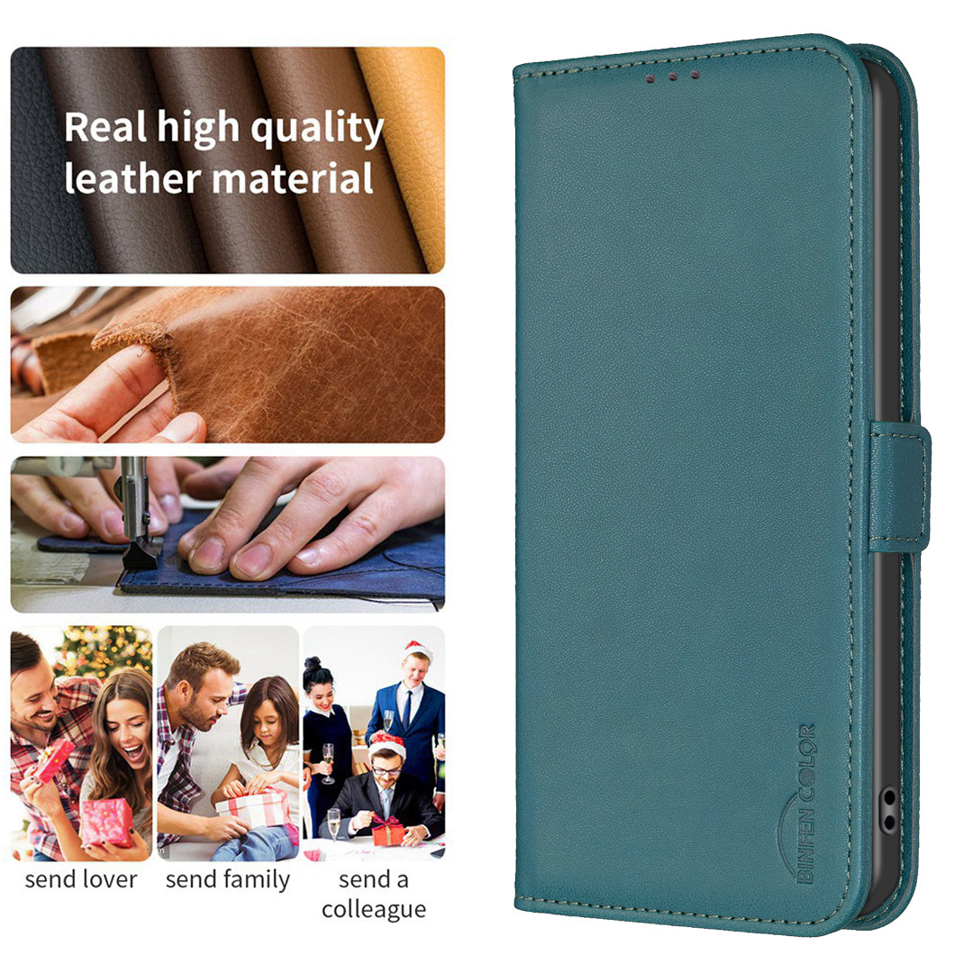 BINFEN COLOR til Samsung Galaxy S26 FE cover BF31 PU-læder flippung etui