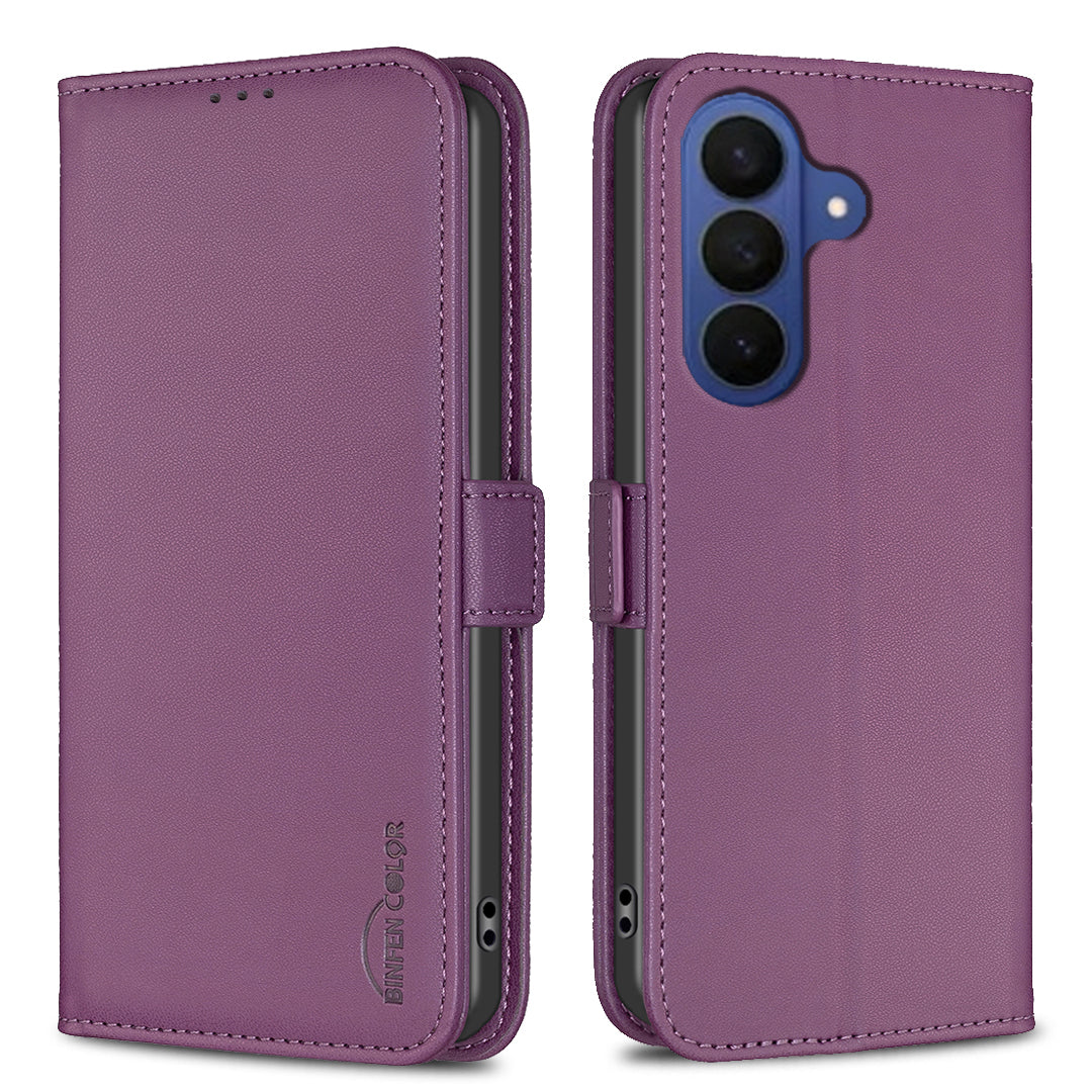 BINFEN COLOR til Samsung Galaxy S26 FE cover BF31 PU-læder flippung etui