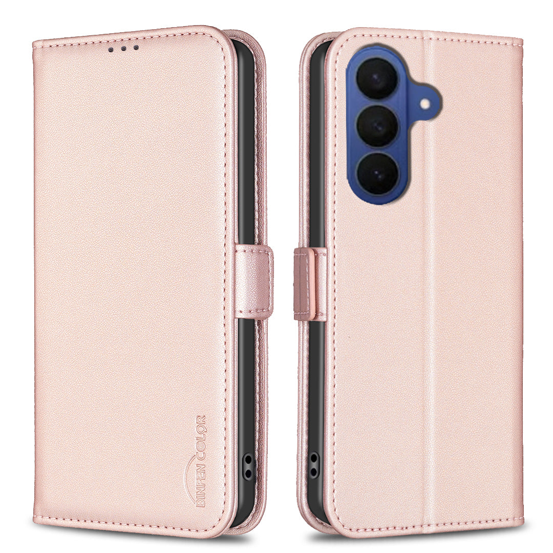 BINFEN COLOR til Samsung Galaxy S26 FE cover BF31 PU-læder flippung etui