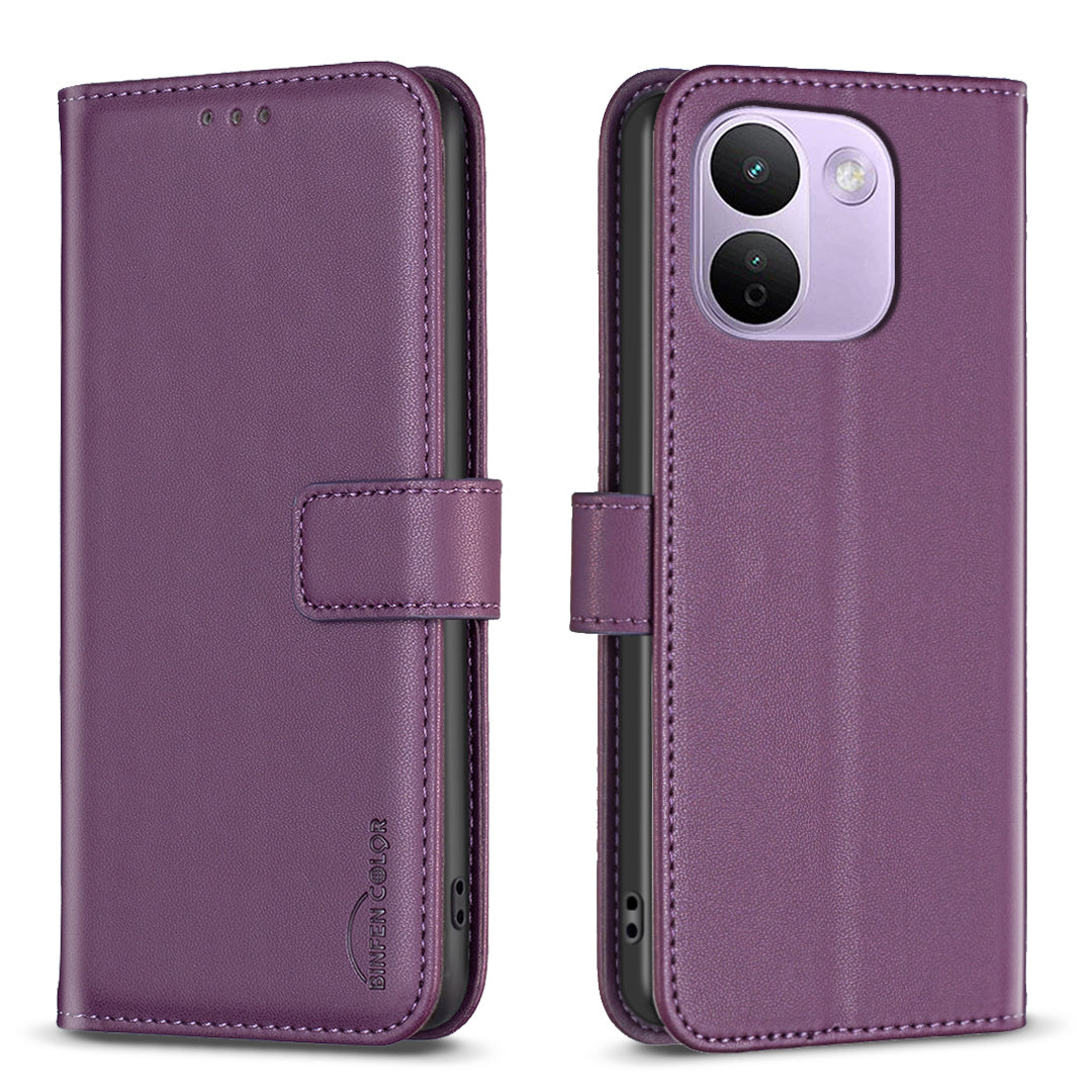 BINFEN COLOR for Xiaomi Redmi Note 17 Pro+ 5G BF17 Phone Case Wallet Folio Flip Leather Cover