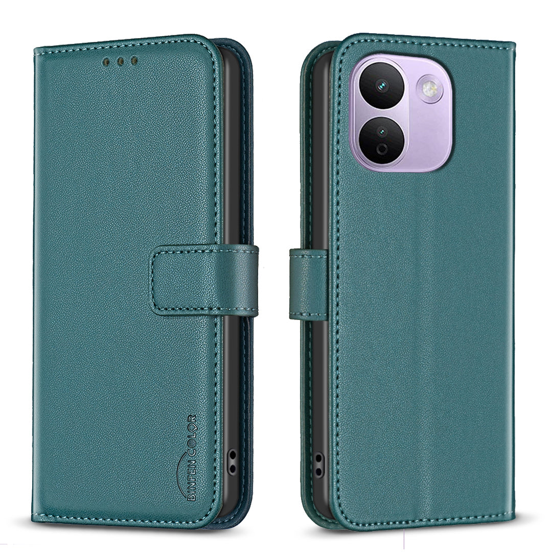 BINFEN COLOR for Xiaomi Redmi Note 17 Pro+ 5G BF17 Phone Case Wallet Folio Flip Leather Cover