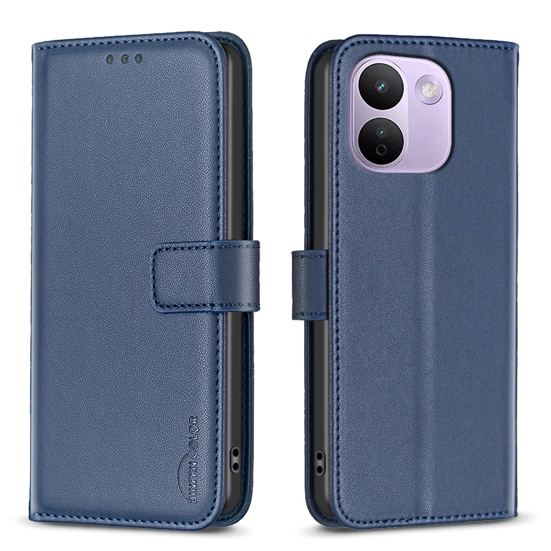 BINFEN COLOR for Xiaomi Redmi Note 17 Pro+ 5G BF17 Phone Case Wallet Folio Flip Leather Cover