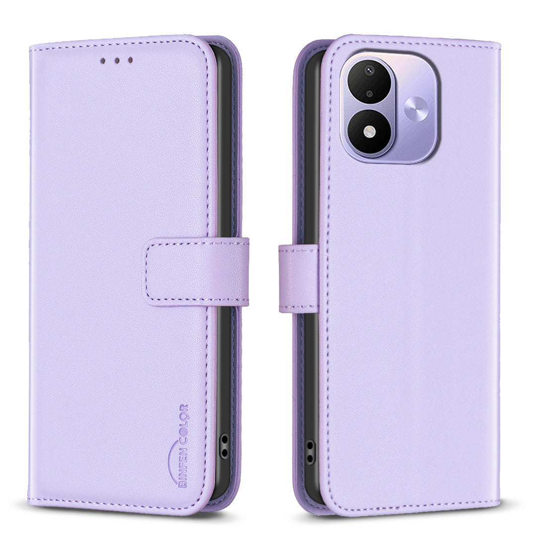 BINFEN COLOR for Xiaomi Redmi Note 17 4G (Global) / Note 17 5G (Global) / Note 17 (India / China) 5G BF17 Phone Case Wallet Folio Flip Leather Cover