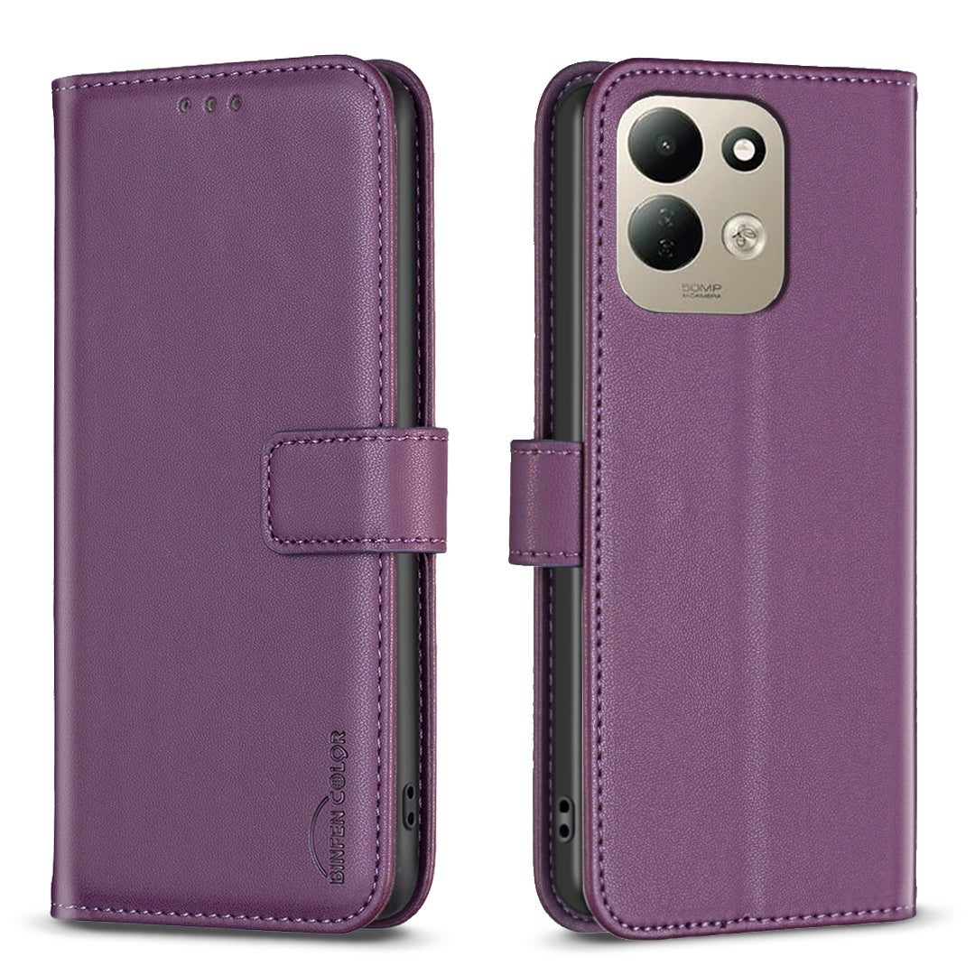 BINFEN COLOR for Xiaomi Redmi 17 5G / Xiaomi Redmi 17 4G BF17 Phone Case Wallet Folio Flip Leather Cover