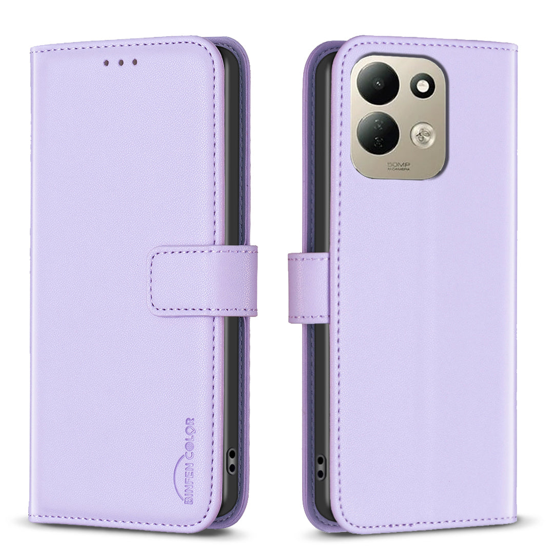 BINFEN COLOR for Xiaomi Redmi 17 5G / Xiaomi Redmi 17 4G BF17 Phone Case Wallet Folio Flip Leather Cover