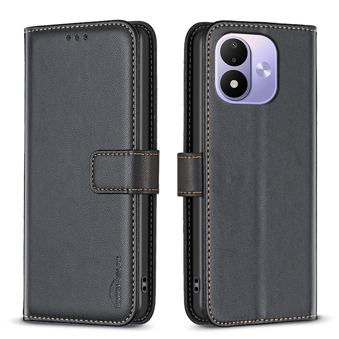 BINFEN COLOR for Xiaomi Redmi Note 17 Pro 5G BF17 Phone Case Wallet Folio Flip Leather Cover
