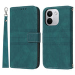For Xiaomi Redmi Note 17 Pro+ 5G Case Wallet Skin-Touch Leather Imprinted Phone Cover with Wrist Strap