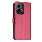 Xiaomi Redmi 17 4G / Redmi 17 5G-cover med glitter, sommerfugle, lynlås og stativ, lædermobilcover med håndrem / skulderrem