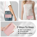 For iPhone 17e  /  16e Case with Wrist Strap and Shoulder Strap Dual Color Zipper Pocket Wallet Leather Phone Cover