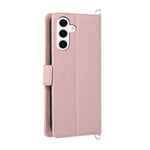 Til Samsung Galaxy A57 5G Etui med Håndrem og Skulderrem Dual Color Lynlås Lomme Pung Læder Telefoncover