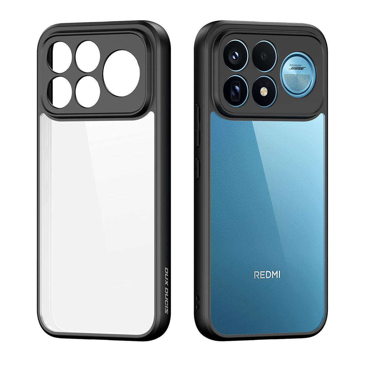 DUX DUCIS för Xiaomi Poco F9 Ultra 5G / Redmi K100 Pro Max 5G (Kina) Aimo-serien PC + TPU genomskinligt bakstycke för mobil (REACH-certifiering)