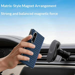 BENKS til Samsung Galaxy Z Fold8 Magnetisk Cover Hængselbeskyttelse Vævet Tekstur Aramidfiber Beskyttende Telefoncover