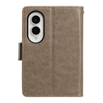 For Samsung Galaxy Z Fold8 Case Butterfly Flower Imprinted Leather Phone Cover
