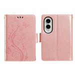 For Samsung Galaxy Z Fold8 Case Butterfly Flower Imprinted Leather Phone Cover
