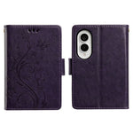 For Samsung Galaxy Z Fold8 Case Butterfly Flower Imprinted Leather Phone Cover