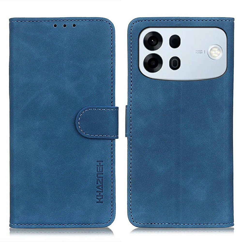 KHAZNEH for Oppo A7 Pro Max 5G Case PU Leather Retro Texture Phone Cover