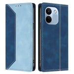 For Xiaomi Redmi Note 17 Pro Max 5G / Xiaomi Redmi Note 17 Pro+ 5G Leather Case Skin Touch Color Splicing RFID Blocking Wallet Stand Phone Cover