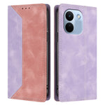 For Xiaomi Redmi Note 17 Pro Max 5G / Xiaomi Redmi Note 17 Pro+ 5G Leather Case Skin Touch Color Splicing RFID Blocking Wallet Stand Phone Cover