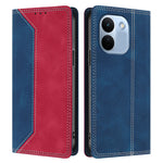 For Xiaomi Redmi Note 17 Pro Max 5G / Xiaomi Redmi Note 17 Pro+ 5G Leather Case Skin Touch Color Splicing RFID Blocking Wallet Stand Phone Cover