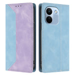 For Xiaomi Redmi Note 17 Pro Max 5G / Xiaomi Redmi Note 17 Pro+ 5G Leather Case Skin Touch Color Splicing RFID Blocking Wallet Stand Phone Cover