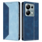 For Xiaomi Redmi 17 5G / Xiaomi Redmi 17 4G Leather Case Skin Touch Color Splicing RFID Blocking Wallet Stand Phone Cover