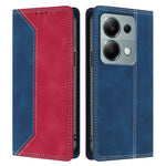 For Xiaomi Redmi 17 5G / Xiaomi Redmi 17 4G Leather Case Skin Touch Color Splicing RFID Blocking Wallet Stand Phone Cover