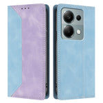 For Xiaomi Redmi 17 5G / Xiaomi Redmi 17 4G Leather Case Skin Touch Color Splicing RFID Blocking Wallet Stand Phone Cover