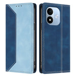 For Xiaomi Redmi Note 17 4G (Global) / Note 17 5G (Global) / Note 17 (India / China) 5G Leather Case Skin Touch Color Splicing RFID Blocking Wallet Stand Phone Cover