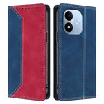 For Xiaomi Redmi Note 17 4G (Global) / Note 17 5G (Global) / Note 17 (India / China) 5G Leather Case Skin Touch Color Splicing RFID Blocking Wallet Stand Phone Cover