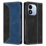 For Xiaomi Redmi Note 17 4G (Global) / Note 17 5G (Global) / Note 17 (India / China) 5G Leather Case Skin Touch Color Splicing RFID Blocking Wallet Stand Phone Cover