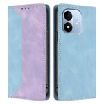 For Xiaomi Redmi Note 17 4G (Global) / Note 17 5G (Global) / Note 17 (India / China) 5G Leather Case Skin Touch Color Splicing RFID Blocking Wallet Stand Phone Cover