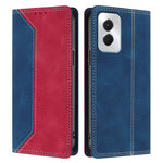 For Xiaomi Redmi Note 17 Pro 5G Leather Case Skin Touch Color Splicing RFID Blocking Wallet Stand Phone Cover