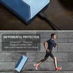 For Honor Win Turbo 5G Leather Case Skin Touch Color Splicing RFID Blocking Wallet Stand Phone Cover