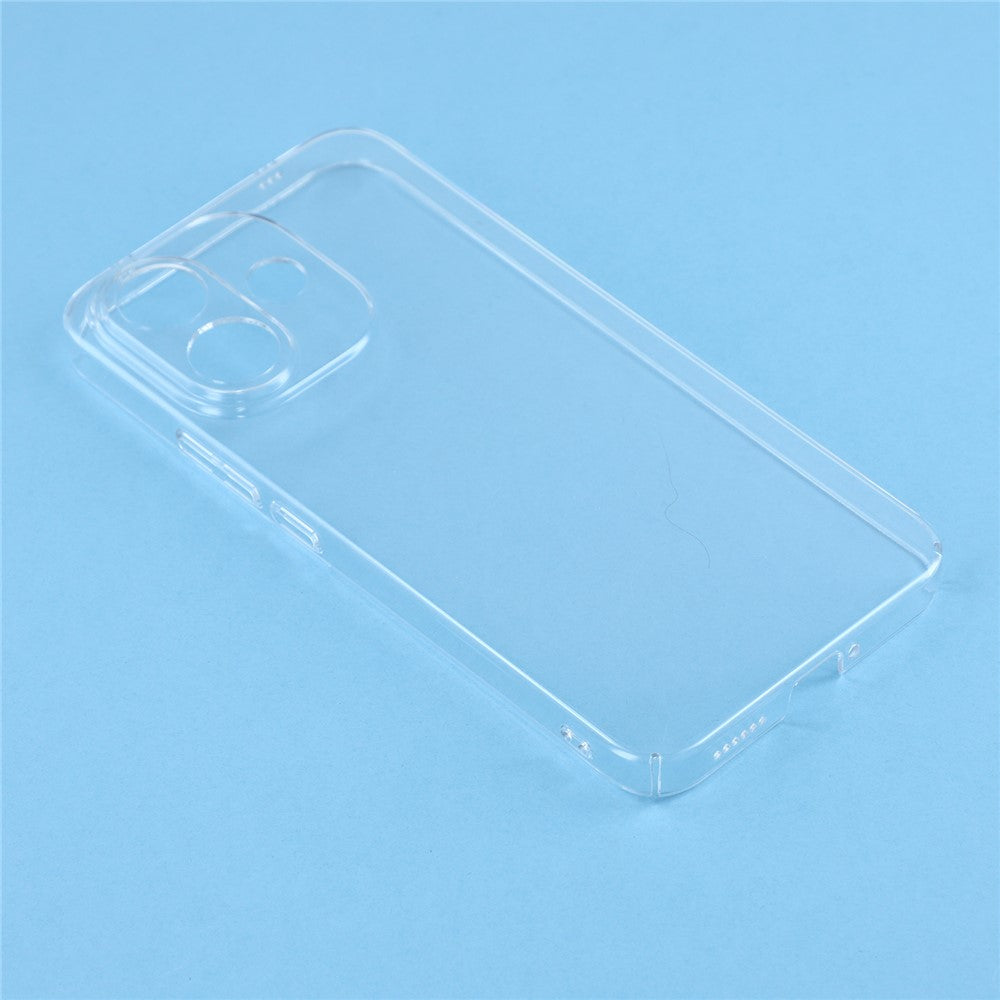 For Xiaomi Redmi Note 17 4G (Global) / Note 17 5G (Global) / Note 17 (India / China) 5G Case Shock-Absorption Hard PC Phone Cover Transparent (Precise Lens Cutouts)