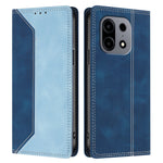 For OnePlus Turbo 6X Pro 5G Leather Case Skin Touch Color Splicing RFID Blocking Wallet Stand Phone Cover