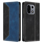 For OnePlus Turbo 6X Pro 5G Leather Case Skin Touch Color Splicing RFID Blocking Wallet Stand Phone Cover