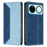 For Huawei nova 16 5G Leather Case Skin Touch Color Splicing RFID Blocking Wallet Stand Phone Cover
