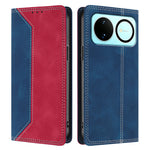 For Huawei nova 16 5G Leather Case Skin Touch Color Splicing RFID Blocking Wallet Stand Phone Cover