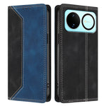 For Huawei nova 16 5G Leather Case Skin Touch Color Splicing RFID Blocking Wallet Stand Phone Cover