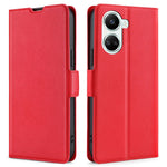 For Huawei nova 10 SE 4G PU Leather Dual Magnetic Clasp Flip Phone Case Stand Card Holder Protective Cover