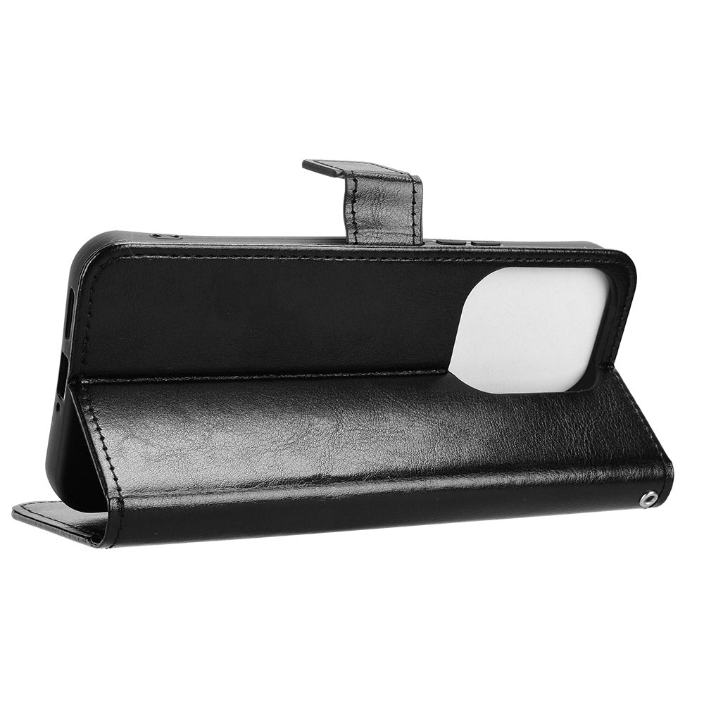 For Xiaomi Redmi 17 4G / 17 5G / Poco M8x 5G PU Leather Case with Strap Crazy Horse Texture Phone Wallet Cover