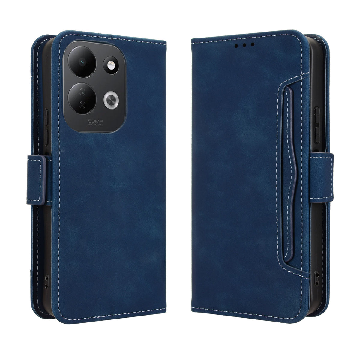 For Xiaomi Redmi 17 5G / Xiaomi Redmi 17 4G Leather Case Phone Wallet Cover with Multiple Card Slots