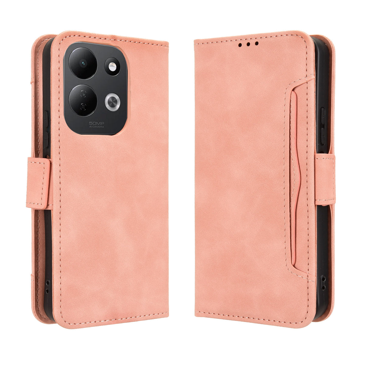 For Xiaomi Redmi 17 5G / Xiaomi Redmi 17 4G Leather Case Phone Wallet Cover with Multiple Card Slots