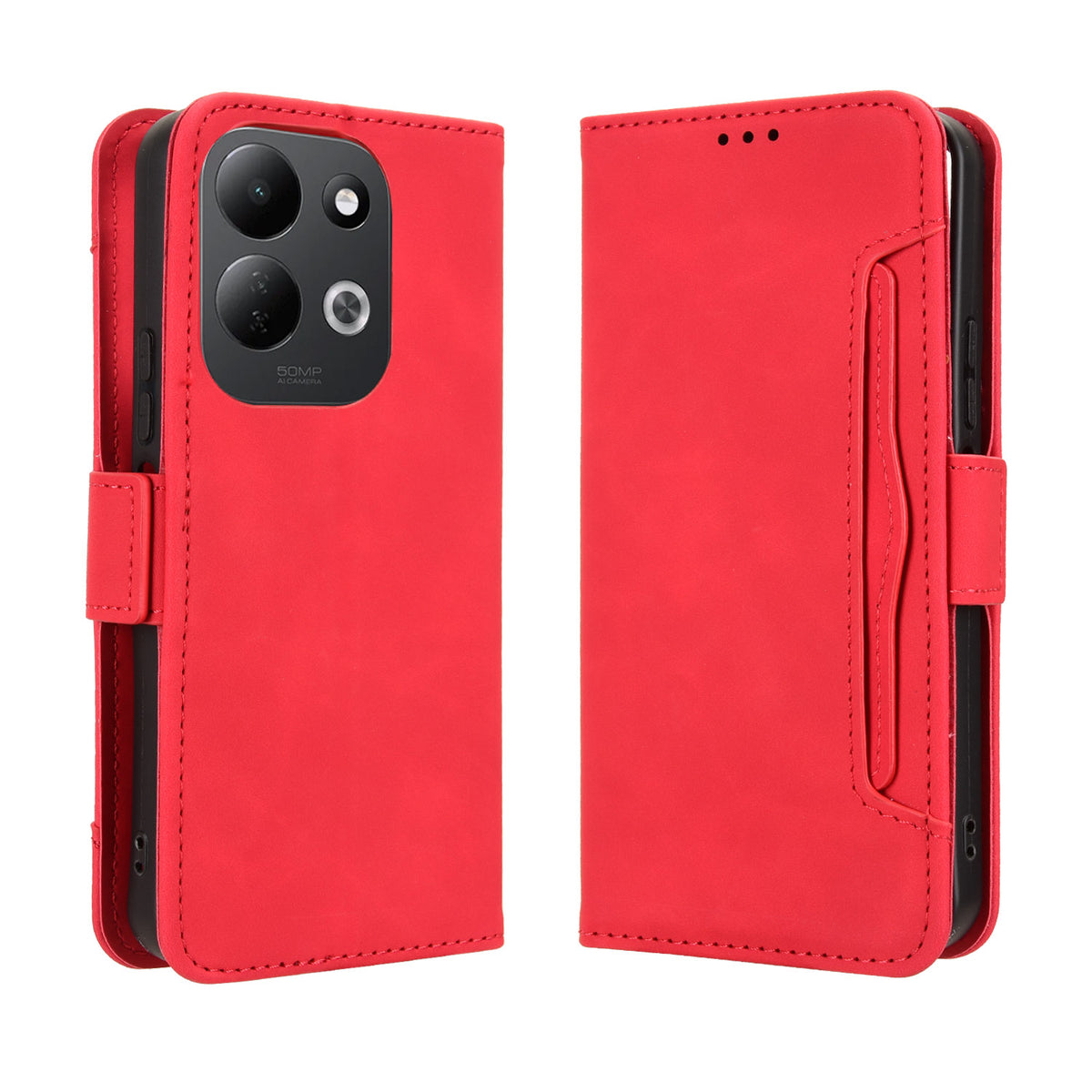 For Xiaomi Redmi 17 5G / Xiaomi Redmi 17 4G Leather Case Phone Wallet Cover with Multiple Card Slots